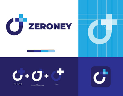 Zeroney 3d animation branding graphic design logo logo color motion graphics ui