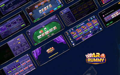 AR Rummy branding card game design game design illustration ludo poker rummy rummy game rummy ui teenpatti ui