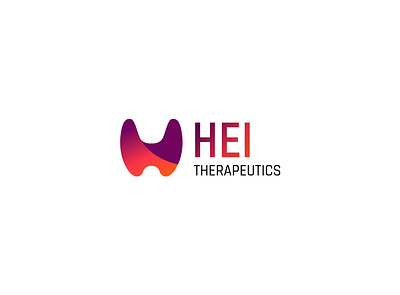 HEI Therapeutics Logo adobe illustrator branding colors hormones logo medical medicine medtech startup thyroid