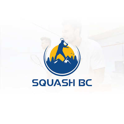 Squash Logo brand brand guidelines branding creative logo minimal modern logo mounatins sports sportsman squash squash logo unique logo