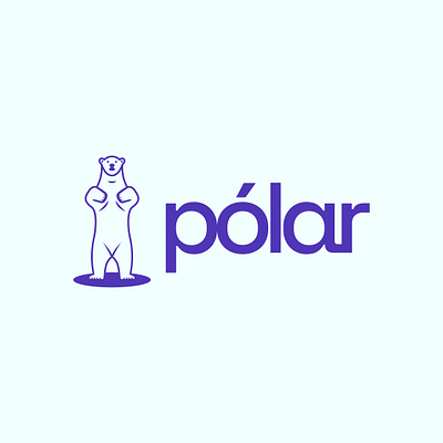 Logo Design inspired by Polar Bear animal arctic bear blue brand identity cold cool design graphic design logo logo design mammal minimal movement nature polar