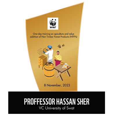 Shields design for WWF-Pakistan- Award distribution animation branding design graphic design illustration logo typography