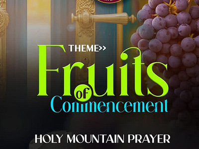 Fruits theme church flyer church flyer church graphics design church poster church prayer flyer fruits fruits theme poster