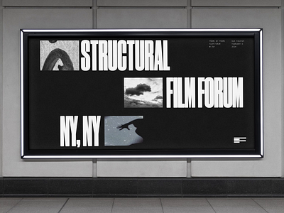 Frame by Frame animated billboard branding experimental film film festival graphic design motion graphics structural film typography