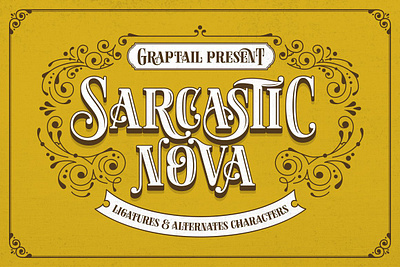 Sarcastic Nova Font badge badges badges retro badges vintage bonus classic coffee shop condensed display font retro graptail inline lettering modern fonts ornament sarcastic nova font shop texture typography vintage fonts