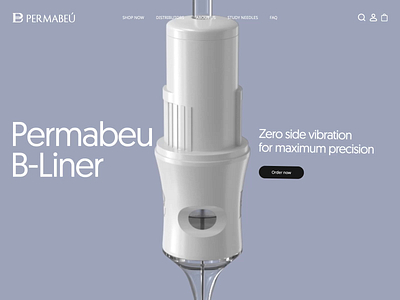 Permabeu B-Liner cartridge 3d animation beauty graphic design makeup motion graphics permanent
