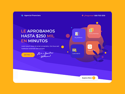 Creative Startup agency landing page website 🔥