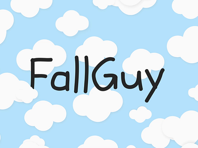 FallGuy - Interactive Game Design animation design game design graphic design interaction design interactive design ui
