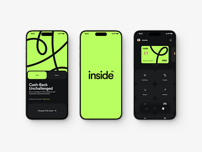 Inside™ app banking branding logo ui