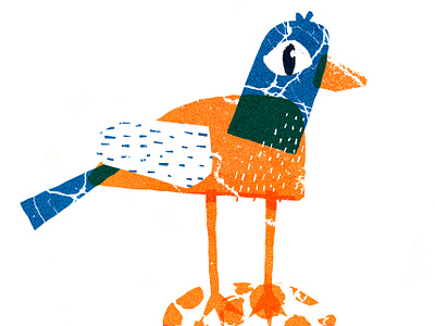 Gull on a stump animal bird boston character character design fly gull illustration illustrator new england seagull simple texture vector
