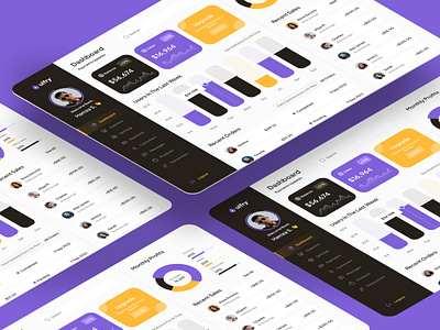 Finance Dashboard 3d analytics animation app ui branding dashboard design finance graphic design illustration motion graphics ui