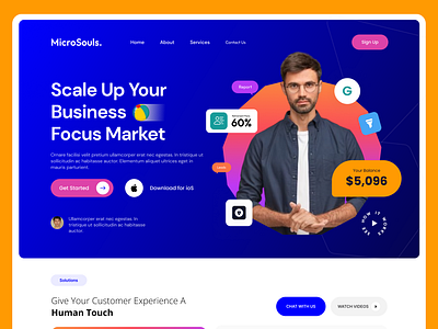 Creative Marketing landing page website 🔥 | Shahbaz Ali graphic design landing page ui web designer