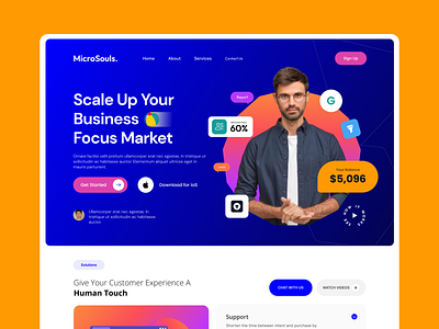 Creative Marketing landing page website 🔥 | Shahbaz Ali graphic design landing page ui web designer