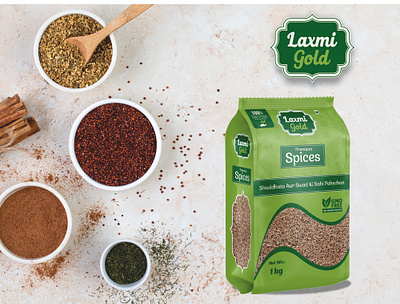Common Spice Pouch Design food packaging packaging pouch design spices spices packaging