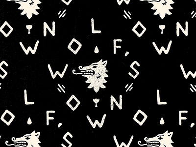 Wolf's Own branding custom type design drinks drinks branding graphic design hand drawn illustration logo texture wine wolf
