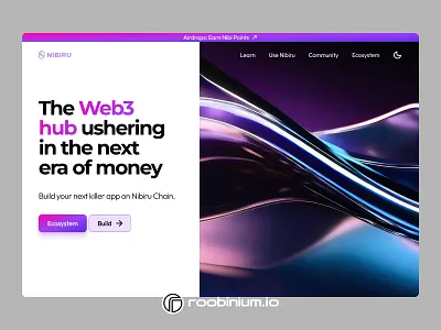 Web3 Landing Page landing web design