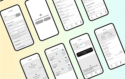 Travel App Redesign app application branding cards design figma graphic design interface logo mobile mobile application travel ui uiux user experience user interface ux wireframe