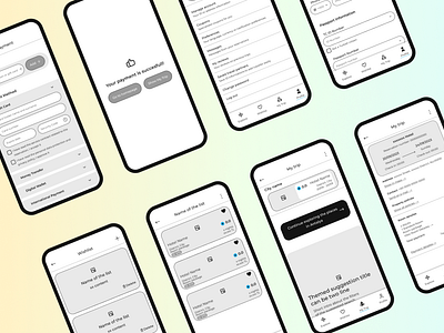 Travel App Redesign app application branding cards design figma graphic design interface logo mobile mobile application travel ui uiux user experience user interface ux wireframe