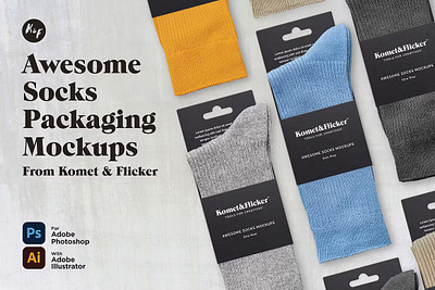 Awesome Socks Packaging Mockups appareal apparel mockups awesome socks packaging mockups fashion fashion mockup package package mockup packaging packaging mockup retail retail mockup sock sock mockup socks socks mockup