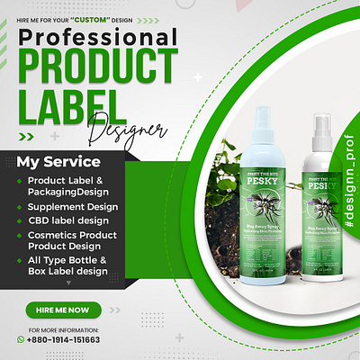 Professional Product Label Designer boxlabeldesign