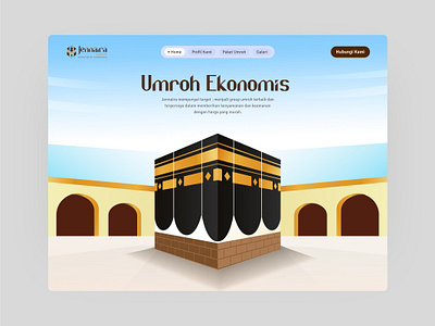 UI Design Travel Umroh | Jennaira Group 3d animation branding graphic design haji hajj illustration jennaira kabah logo motion graphics travelumroh ui uidesign uiux umroh uxdesign webdesign