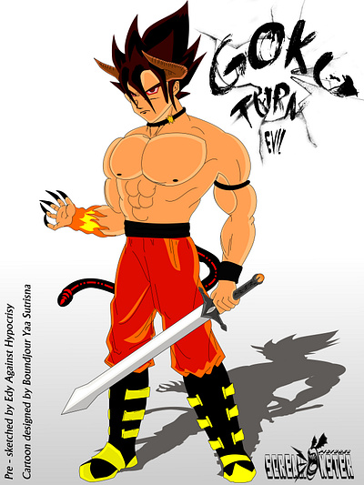 Artwork, Vector and Character Illustrations anime artwork design dragonball goku graphic design illustration vector