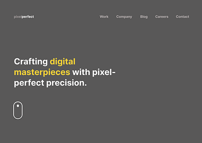 pixelperfect home page branding graphic design home page ui