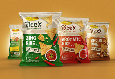 Rice X rice chips chips chips bag chips pack chips packaging doypack food food bag food packaging mockup packaging packaging designer packagingdesign plastic bag pouch rice chips rice snack snack snack packaging