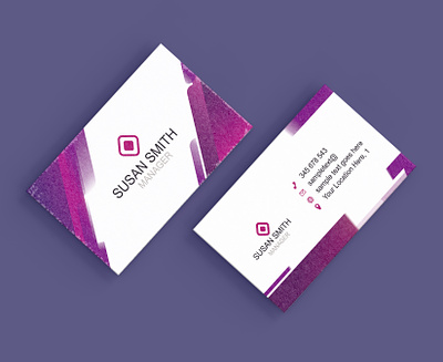 Visiting card branding design graphic design illustration logo vector webdesign
