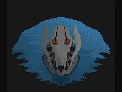 General Grievous 16 bit 8 bit bit design general grievous illustration movie pixel star wars
