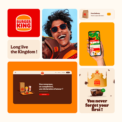 Burger King - Digital campaigns art direction branding burger design ui ux website