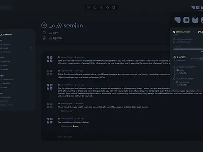 Stealth Web4 Project blockchain dark ui web3