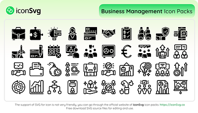 Business Management App Icon Sets app app design app icons icon pack icon sets icon svg iconsvg png icons svg svg icons