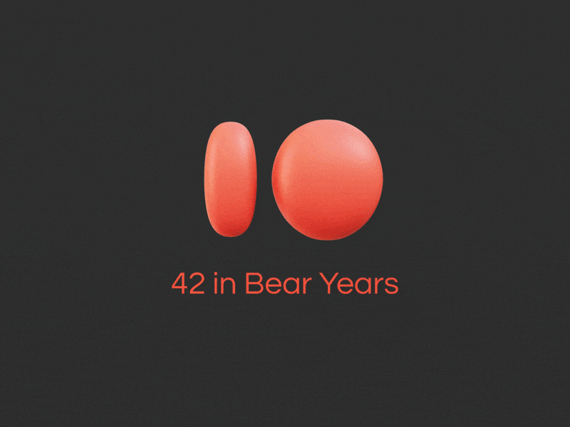10 Years of Cub Studio 10 years animated animation celebration decade gif logo