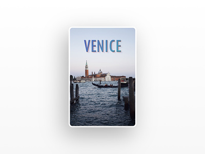 A postcard from Venice - Part II boat design font graphic graphic design grey italy photo photography postcard poster shadow text typography venice water