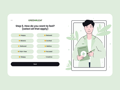 Green Leaf | Landing page design graphic design ui web web design