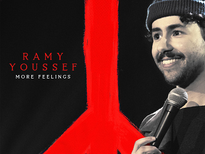 Ramy Youssef: More Feelings 2024 comedy comic funny hbo hbo max max more feelings poster poster art poster design posters ramy ramy youssef stand up stand up comedy