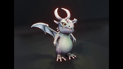 Cartoon Silver Dragon Animated Low-poly 3D Model 3d 3d model animation cartoon dragon cartoon silver dragon cartoon silver dragon 3d model dragon dragon 3d model graphic design low poly motion graphics pbr silver dragon stylized dragon stylized silver dragon 3dmodel sytlized silver dragon