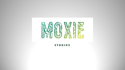 Branding: Moxie Studios brand name branding logo design