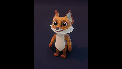 Cartoon Fox Animated Low-poly 3D Model 3d 3d model 3d modle animated fox animated fox 3d model animation cartoon fox cartoon fox 3d model fox fox 3d model graphic design low poly motion graphics pbr red fox red fox 3d model rigged fox rigged fox 3d model stylied fox stylized fox 3d model