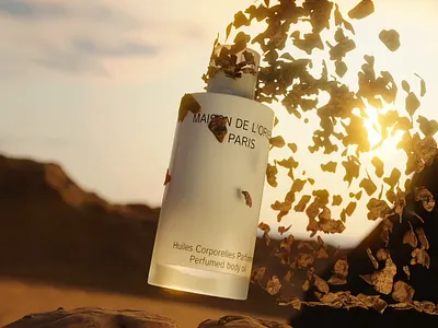 Perfume 3D Animation & Design - L'Oreal Commercial 3d 3d animation 3d design 3d modelling 3d rendering amazon beauty products blender desert animation fragance motion graphics mountain animation perfume design product video product visualization rock animation sand animation