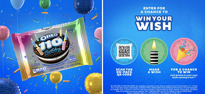 Oreo 110th Birthday Packaging & Digital Ad oreo package design packaging