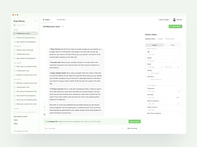 Dr. Gupta (AI Doctor) Redesign ai app app design app ui chat ui design product ui redesign ui