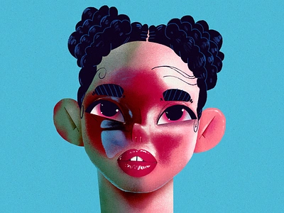 FKA twis — LP1 album cover art artwork character character design design doon kanda experimental fanart fka fka twigs illustration jesse kanda lp1 music record