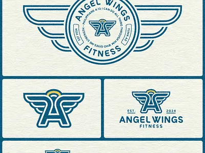 Angel Wings Visual Identity System angel angelwings app branding design graphic design identity illustration logo logomark logotype typography ui ux vector wings