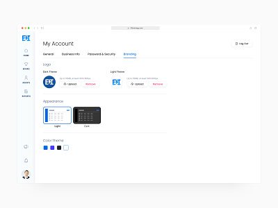 Account Customization - Web App (B2B) account admin ai dashboard enterprise minimal product design prototyping saas sales settings software startup ui ux ux designer web app web application