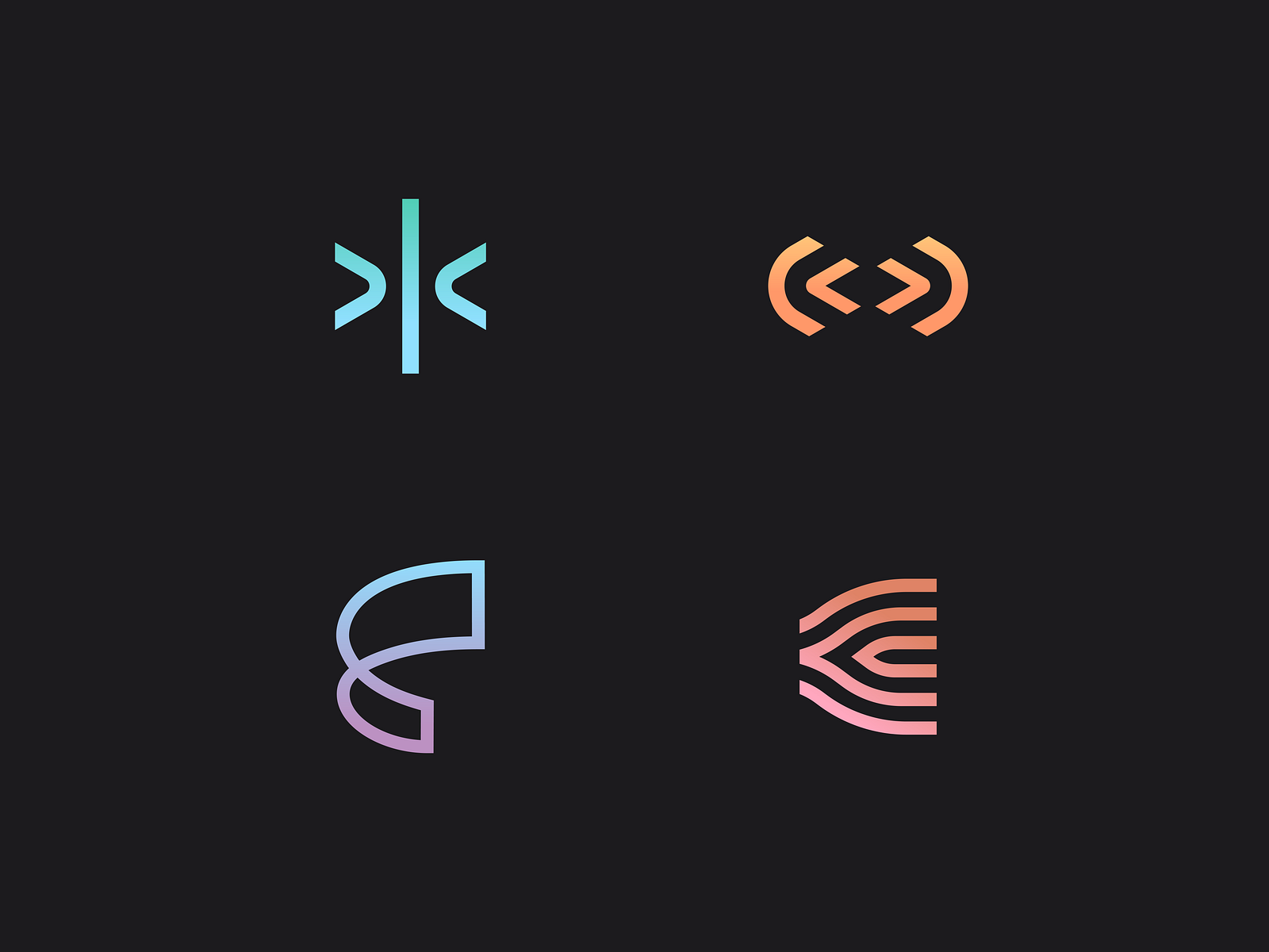 Software Development Logo Rejects by Tyler B. Johnson for Malley Design