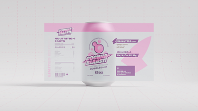 Bubble Gum Energy 3d art direction branding design designer graphic graphic design illustration logo mockups packaging product productdesign style vector