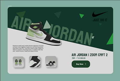 Nike Air Jordan | Web Design branding graphic design ui ui design web design