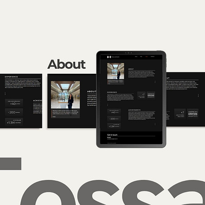 Videography Website Redesign branding dark theme minimalist design ui ux design videography